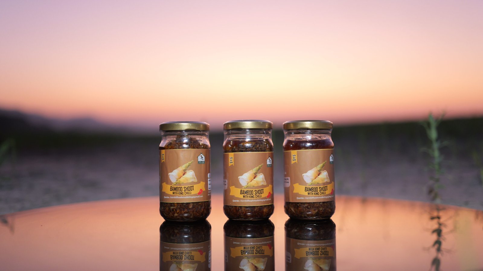 BAMBOO SHOOT PICKLE WITH KING CHILLI- 400GM